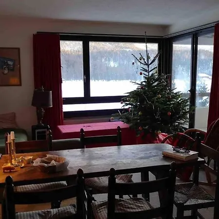 Mountainview With Swimming Pool & Sauna Daire Saint-Moritz